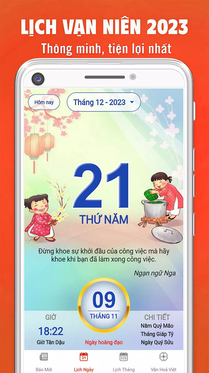 Lịch Âm 2023 - Lịch Vạn Niên APK pour Android Télécharger