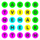 Word Search crossword game icône