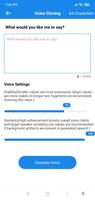 Voice Cloning capture d'écran 2