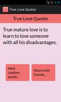 True Love Quotes Affiche