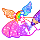 Coloring Glitter Princess APK