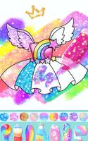 Coloring Glitter Princess imagem de tela 1