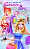 High Fashion Shopping Girl постер