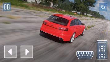 RS6 Audi Car Driving Simulator capture d'écran 3