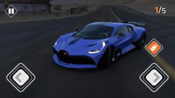 Turbo Drift Bugatti DIVO Game Cartaz