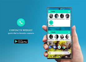 Contacts Widget Affiche