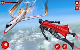 Light Speed Hero: Plane Crash Rescue Game 2020 الملصق