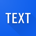 Simple text widget icono