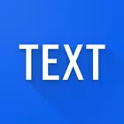 Simple text widget icon