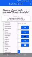 Simple text widget screenshot 3