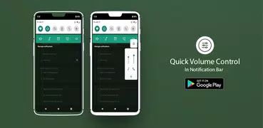 Quick Volume Control in notifi