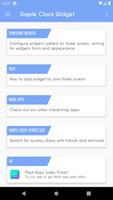 Word Clock Widget plakat
