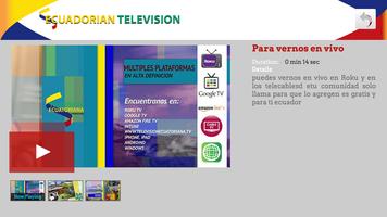 Ecuadorian Television ภาพหน้าจอ 1