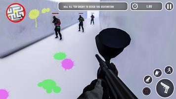 paintball labirin penembak- menangkap itu bendera screenshot 1