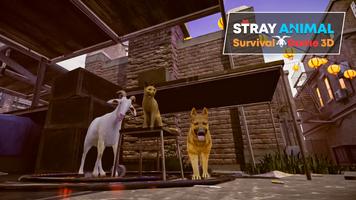 Game de survie animale errante Affiche