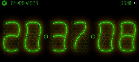 Neon Glow Vibes Night Clock screenshot 3