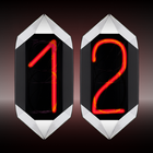 Dark Crystal Night Clock Red আইকন