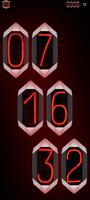 Dark Crystal Night Clock Red স্ক্রিনশট 1