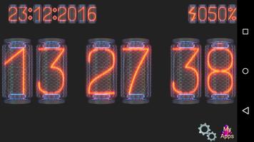 Nixie Night Clock Ekran Görüntüsü 1