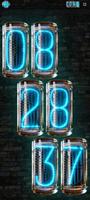 Glass Nixie Blue Night Clock 截圖 1
