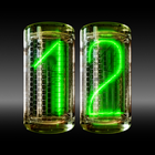 Glass Nixie Night Clock Green アイコン