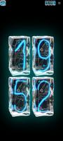 Ice Cube Blue Nixie Clock ảnh chụp màn hình 2
