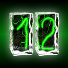 Icecube Nixie Green Deck Clock ikona
