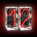 Ice Cube Red Nixie Night Clock APK