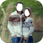 Stylish Couple Photo Suit Editor Zeichen