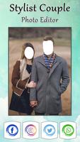 Stylish Couple Photo Suit Editor syot layar 1
