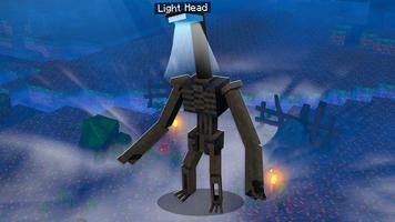Head Light mod for Minecraft Affiche