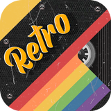 90s Retro Camera - Light Leak Filter Retro icône