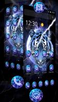 Lightning Blue Tiger Theme screenshot 2