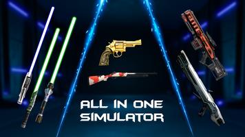 3D Lightsaber Gun Simulator Affiche