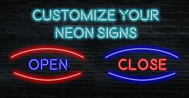 Poster Insegne al neon