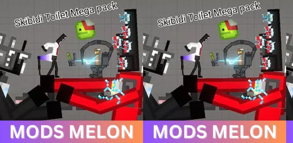 SKIBIDI TOILET IN MELON PLAYGROUND - MOD PACK 