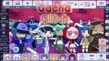 Poster Gacha Neon Glitch Astuces