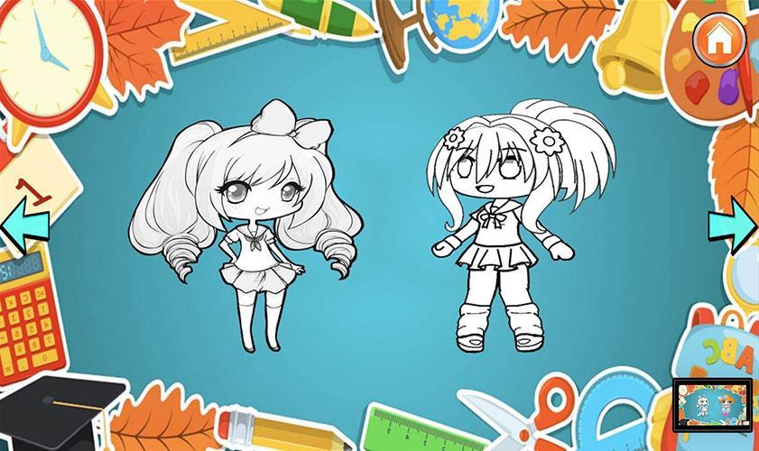 Download Coloring Book Gacha Princess life pour Android - Téléchargez l'APK