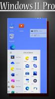 Windows 11 Pro Launcher & desktop launcher স্ক্রিনশট 1