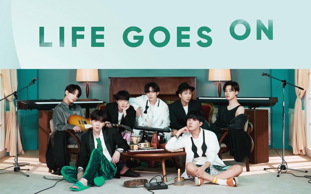 Life goes на русском. Life goes on BTS. Фото БТС Life goes on. БТС 2020 Life goes on. Life goes on BTS обложка.