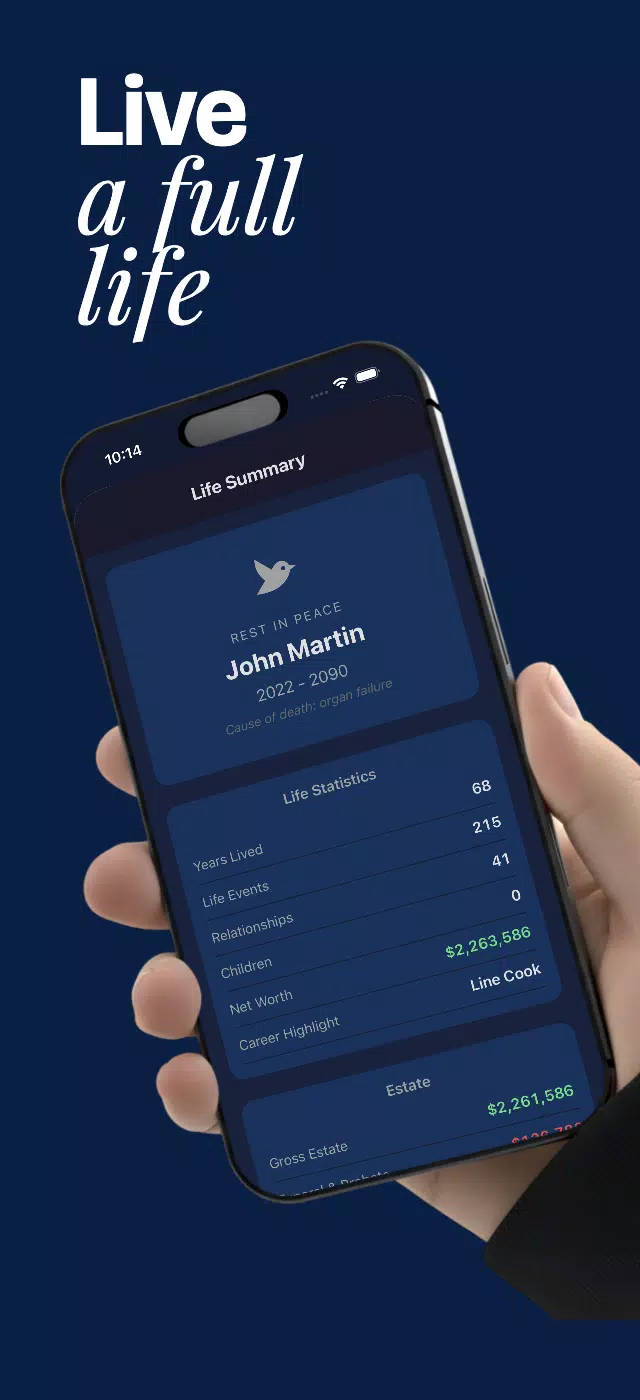 Life in Text – Life Simulator