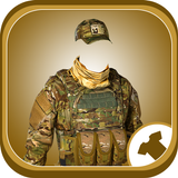 ikon Army Suit Photo Maker