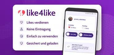 Like4Like — Erhalte Likes