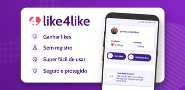 Like4Like — Obtenha Likes