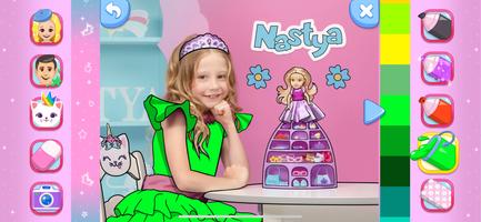 Like Nastya Coloring Book captura de pantalla 2