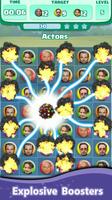 Celebs Crush - Match 3 Puzzle  تصوير الشاشة 1