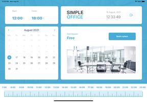 Simple Office Room Schedule পোস্টার