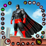 Bat Hero Dark Crime City Game ícone