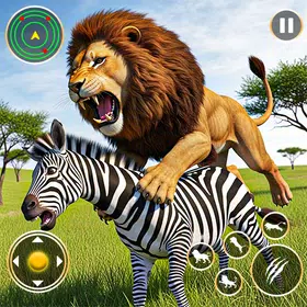 Lion Game Animal Family Sim 3D