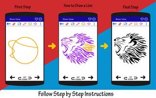 Cómo dibujar un león fácil captura de pantalla 2